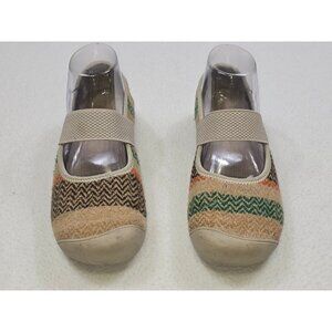 Keen Womens Sienna Mary Jane Style Flats Size 7.5 Beige Multicolor Wool Blend